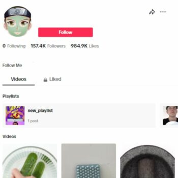 150K Makeup Skincare TikTok Account for sale