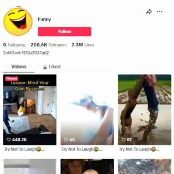 200K Funny Entertainment Tiktok Account for sale
