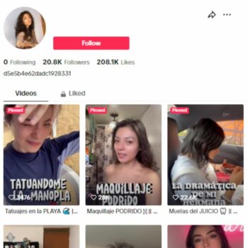 20K Female Influencer TikTok Account for sale