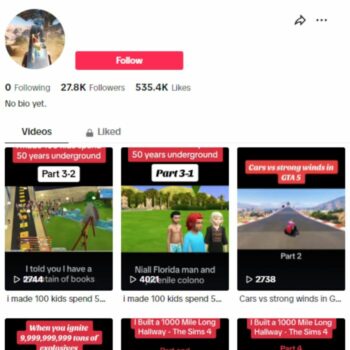 25k Gaming Clips TikTok Account for sale