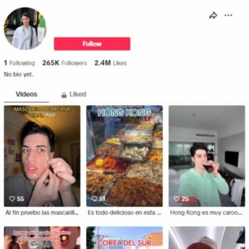 260K Entertainment Vlog Tiktok Account for sale