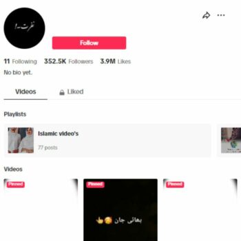 350K Love Poetry TikTok Account for sale