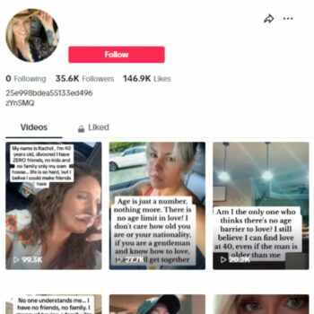 35k Female Influencer TikTok Account for sale
