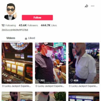 40K Gambling Casino TikTok Account for sale
