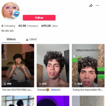 45K American Influencer TikTok Account for sale