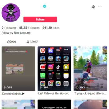45K Verified Tiktok Account for sale