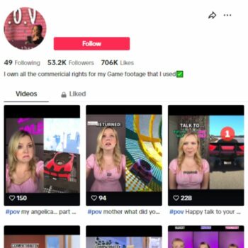 50K Reaction Entertainment TikTok Account for sale