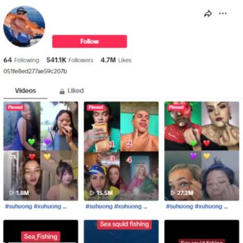 540K Entertainment Collab Tiktok Account for sale