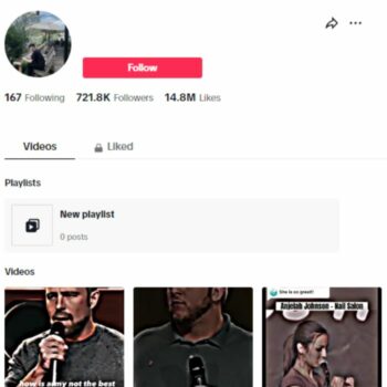 720K Stand-Up Comedy TikTok Account for sale