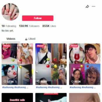 130K Beauty Entertainment TikTok Account for sale