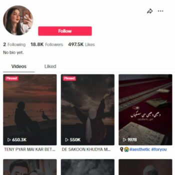 18K Love Poetry TikTok Account for sale