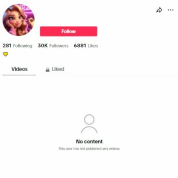 30K Tiktok Account with Creative Program Dashboard (CPB) for sale