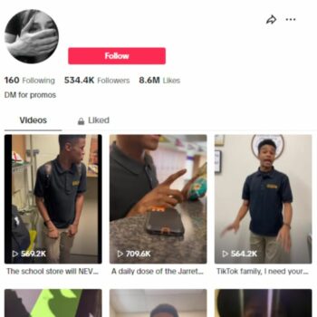 530K American Influencer TikTok Account for sale