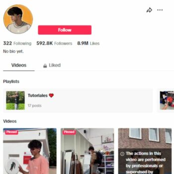 590k Stunts Entertainment Tiktok Account for sale