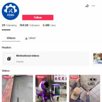 760K Technology Architecture Tiktok account for sale