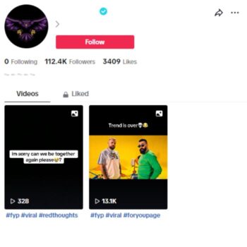 110K Verified Tiktok Account for sale