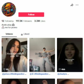 115K Music Entertainment Tiktok Account for sale