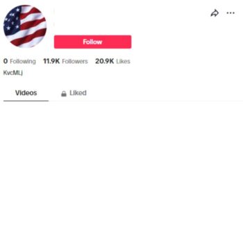 11K Blank Tiktok Account for sale