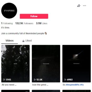 130K Motivation Success Tiktok Account for sale