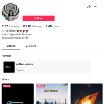 170K Religious Hinduism Tiktok Account for sale
