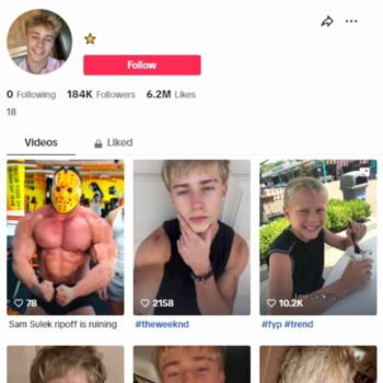 180K Influencer Fan TikTok Account for sale