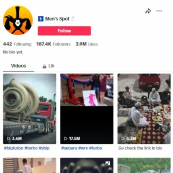 180K Supra Race Cars Tiktok Account for sale