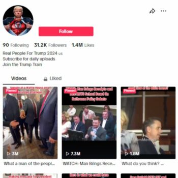 30K Politics News Tiktok Account for sale