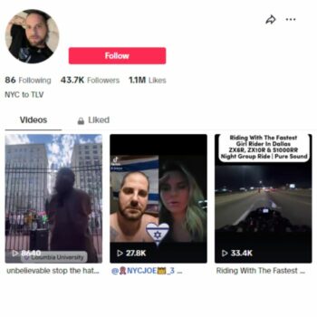 40K Bike Riding Tiktok Account for sale