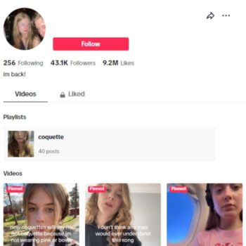 40K Social Media Influencer TikTok Account for sale