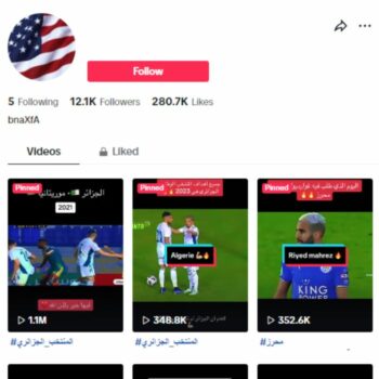 12K Football Soccer Tiktok Account with Creator Rewards Program for sale