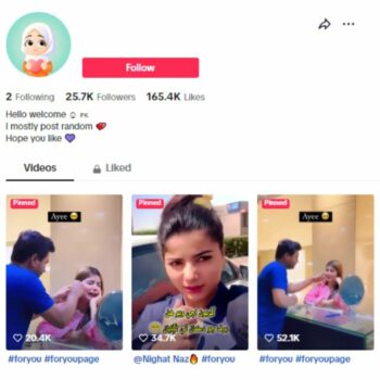 25K Influencer Entertainment Tiktok Account for sale