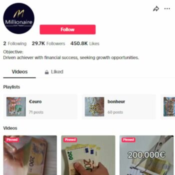 29K Luxury Money TikTok Account for sale