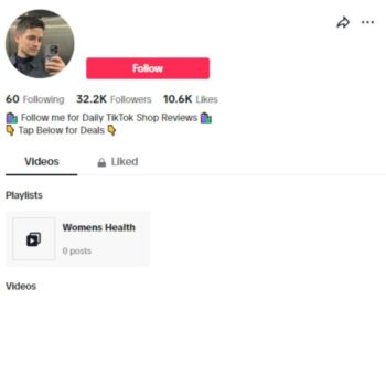 30K Blank Tiktok Account for sale