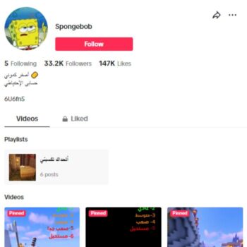 30K Minecraft Gaming TikTok Account for sale
