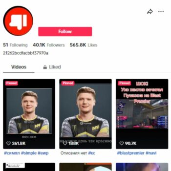 40K Gaming Clips TikTok Account for sale