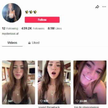430K Social Media Influencer TikTok Account for sale