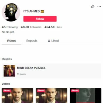 45K Motivation Success Tiktok Account for sale