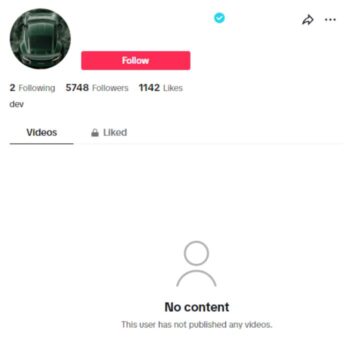 5K Verified Tiktok Account for sale