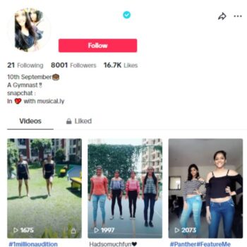 8K Verified Tiktok Account for sale