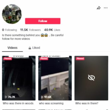 11K Scary Horror TikTok Account for sale