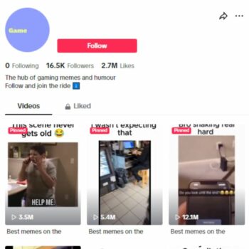 16K Memes Humor TikTok Account with Creator Rewards Program for sale