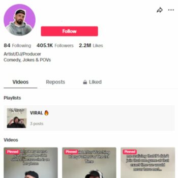 400K Funny Comedy TikTok Account for sale