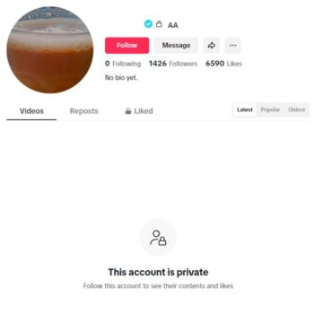 1K Verified Tiktok Account for sale
