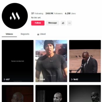 240K Motivation Mindset Tiktok Account for sale