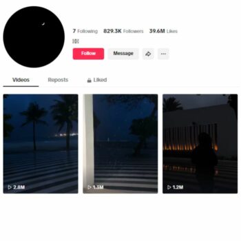 820K Music Entertainment Tiktok Account for sale