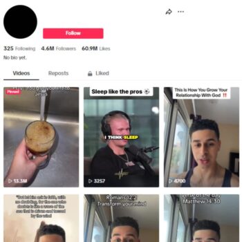 4.6M Verified Influencer Entertainment Tiktok Account for sale