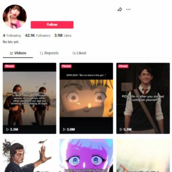 40K Success Motivation Tiktok Account for sale