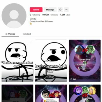 105K Marble Game TikTok Account for sale