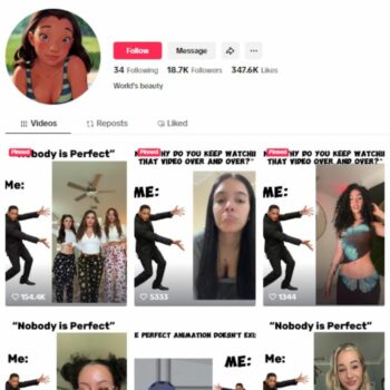 18K Entertainment Dance Tiktok Account for sale