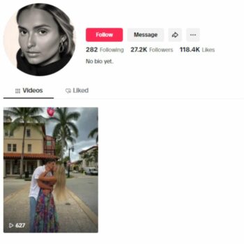 25K Blank Tiktok Account for sale